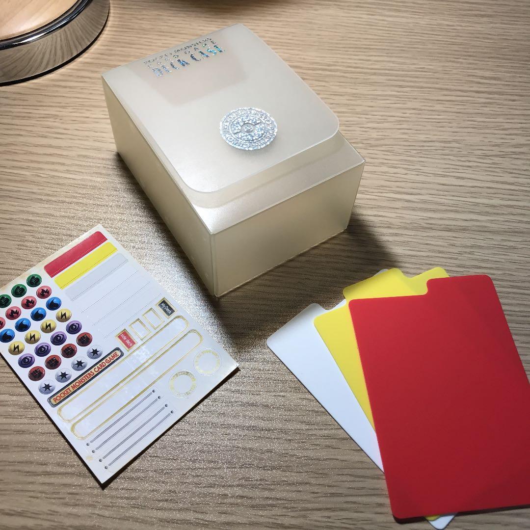 激レア？ポケモンカードゲーム クリアーデッキケース 初期物 仕切り板 シール付き