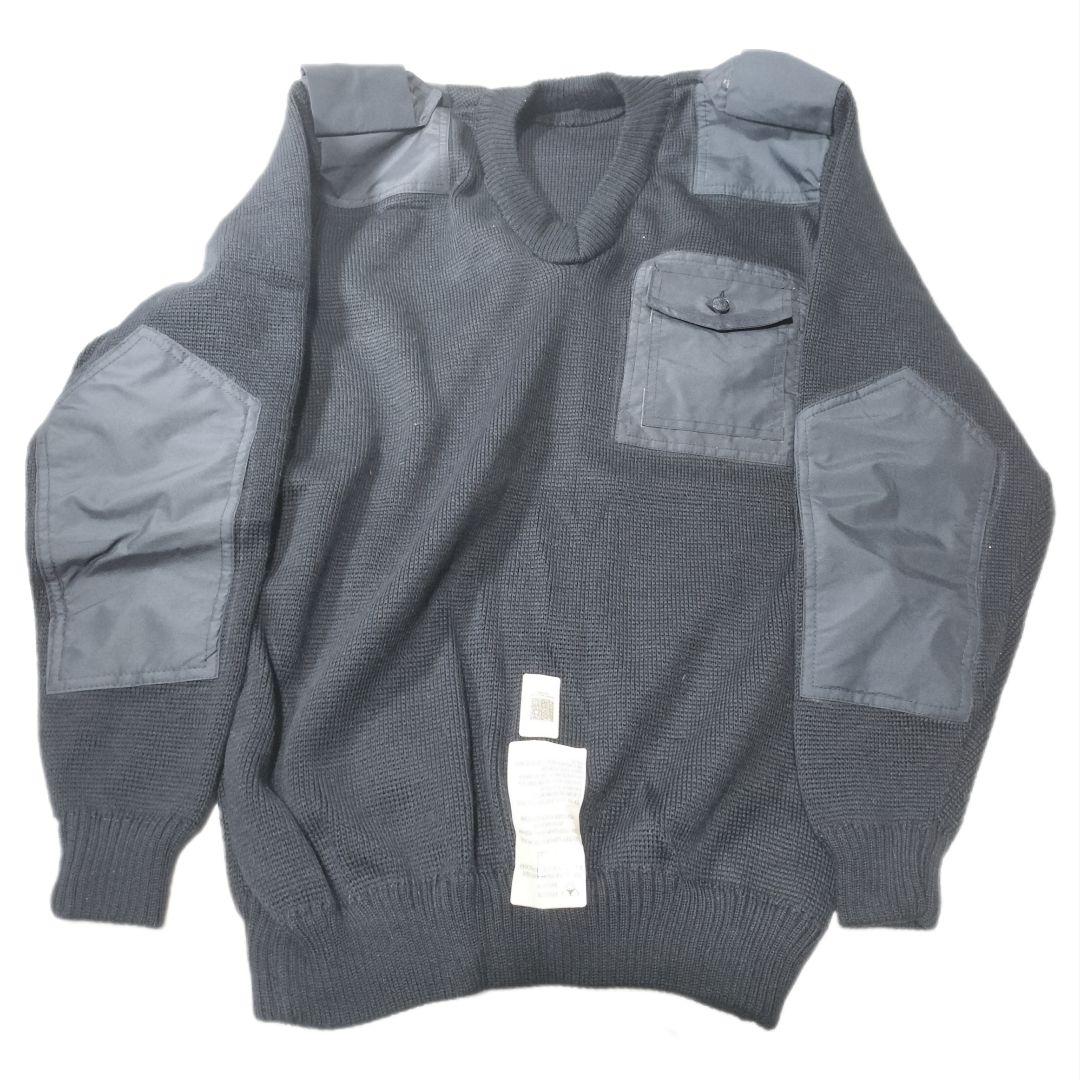 ロシア軍 実物 ロシア空軍 セーター 防寒着 48-3/4 紺