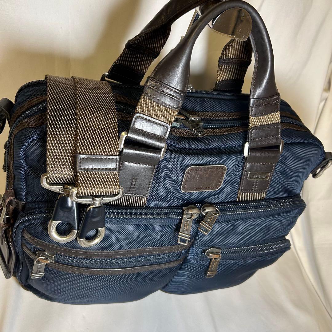TUMI アルファブラボー 2way ビジネスバッグ ショルダーバッグ ネイビー