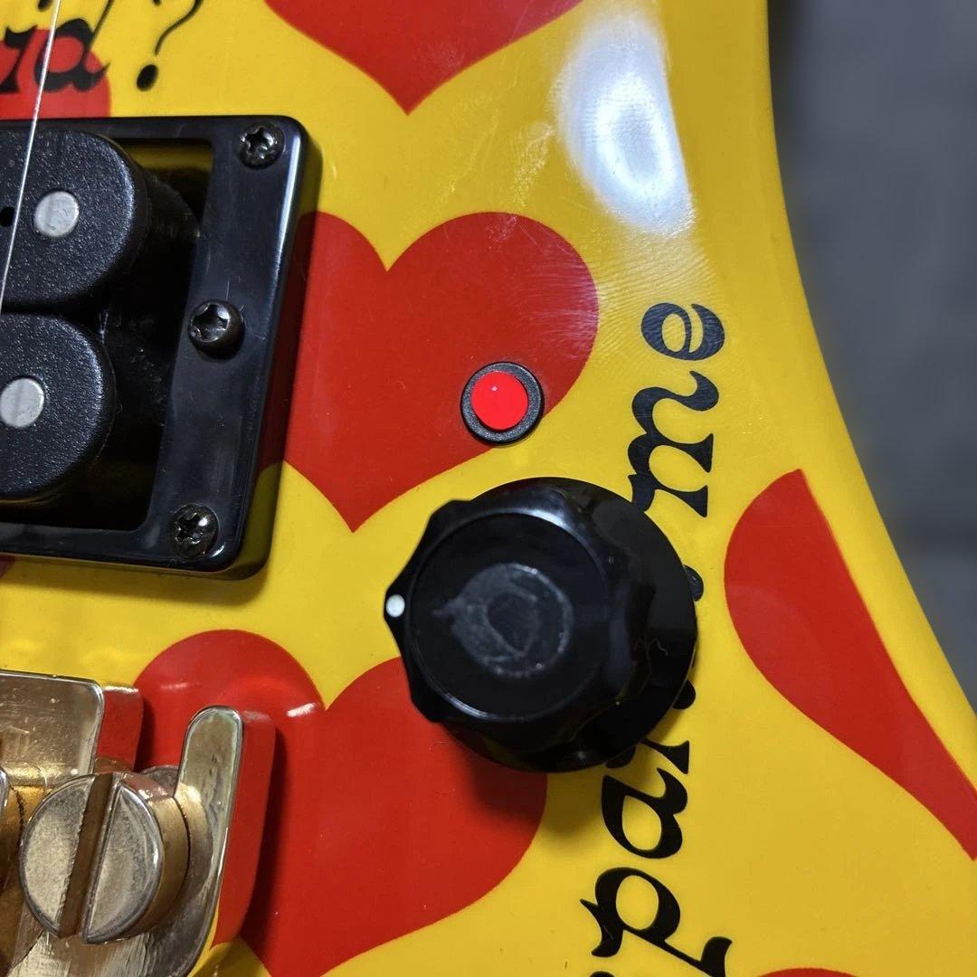 希少 BURNY YH-JR hideモデル アンプ内蔵 モッキンバード ギター