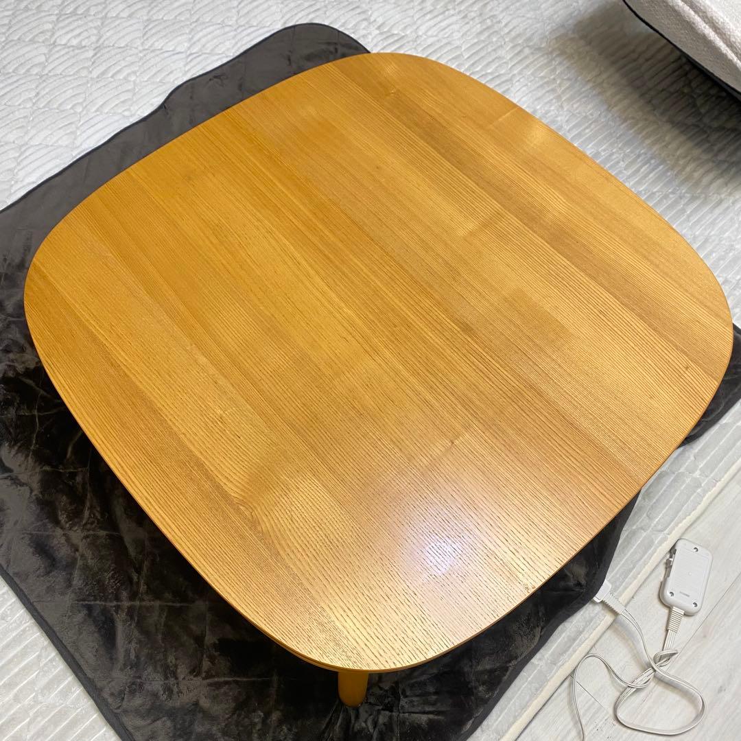 値下げ不可　廃盤品　無印良品　正方形こたつ ナチュラル