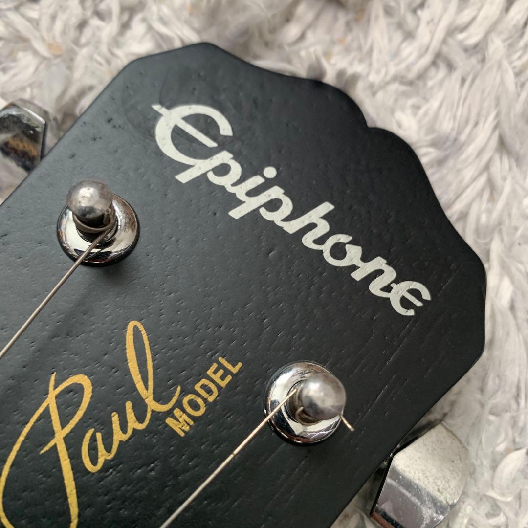 美品 Epiphone エピフォン レスポール SL ブラック 軽量ギター