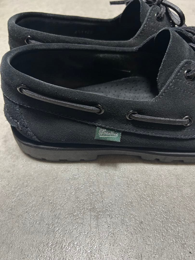 ◆Paraboot/MALO パラブーツ/マロ　別注ブラックスエード6 1/2