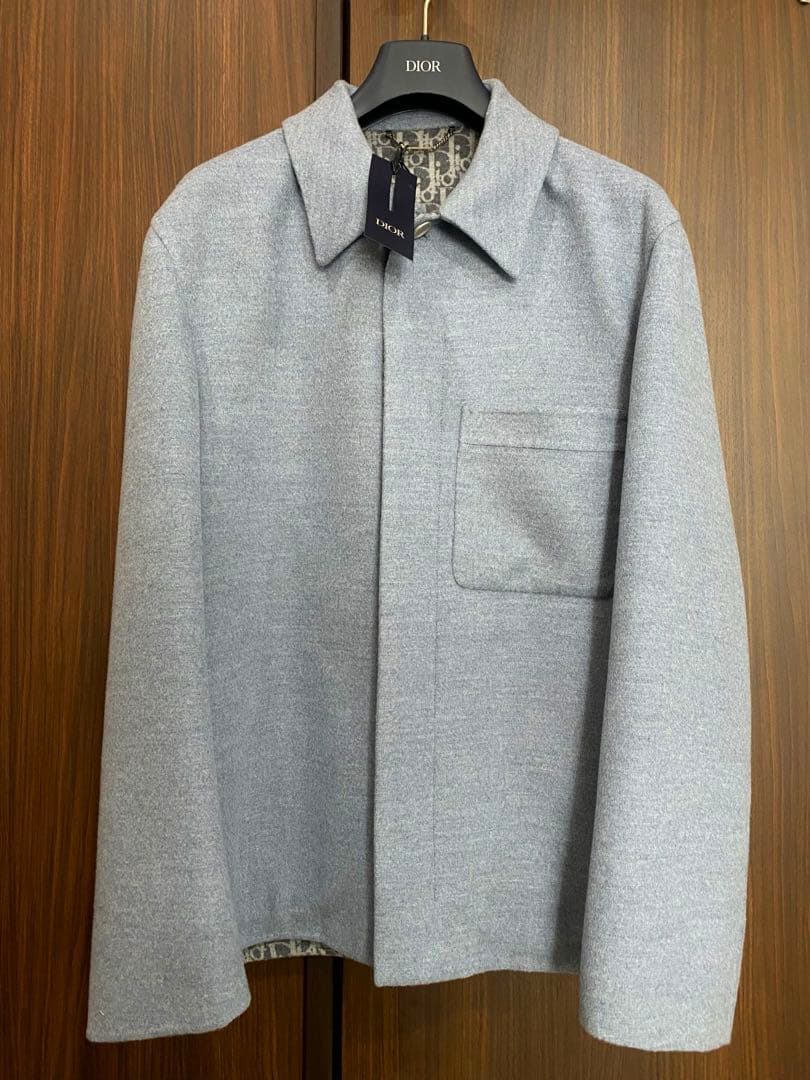 現行品　定価67万　試着 ディオール　ワークウェア ジャケット カシミヤ・シルク