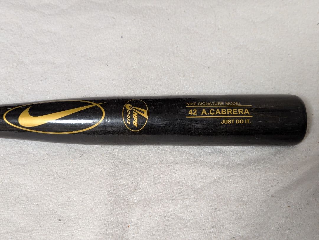 アレックス・カブレラ 実使用バット 西武ライオンズ NPBプロ支給品
