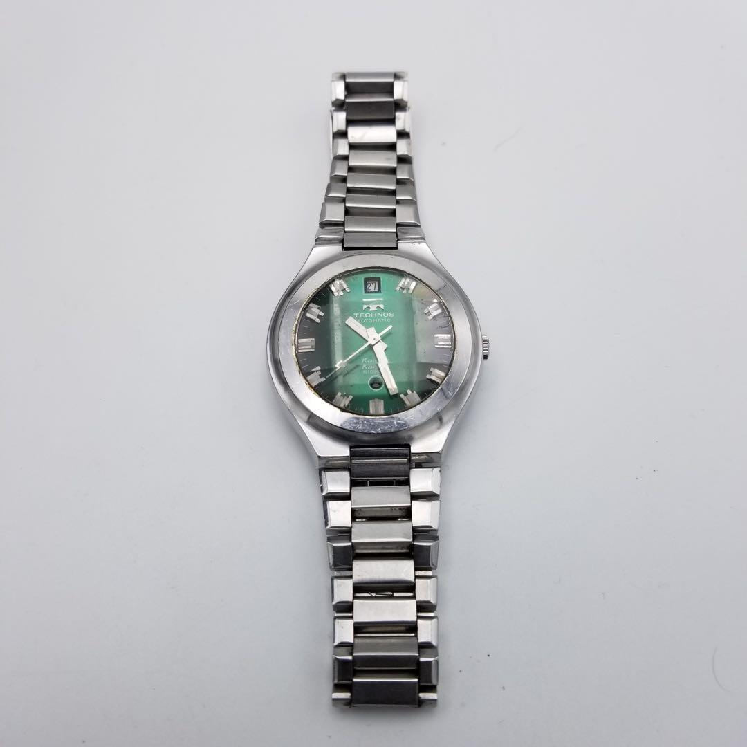 レア希少 70s TECHNOS Kaiser SIGNAL 純正ベルト 腕時計