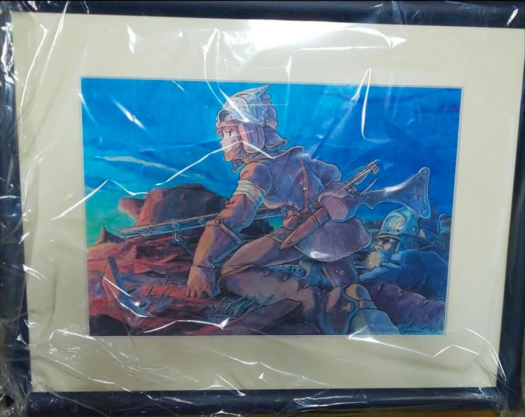 風の谷のナウシカ トルメキア戦役 額装 オリジナルアート 絵画 ( DVD 無)