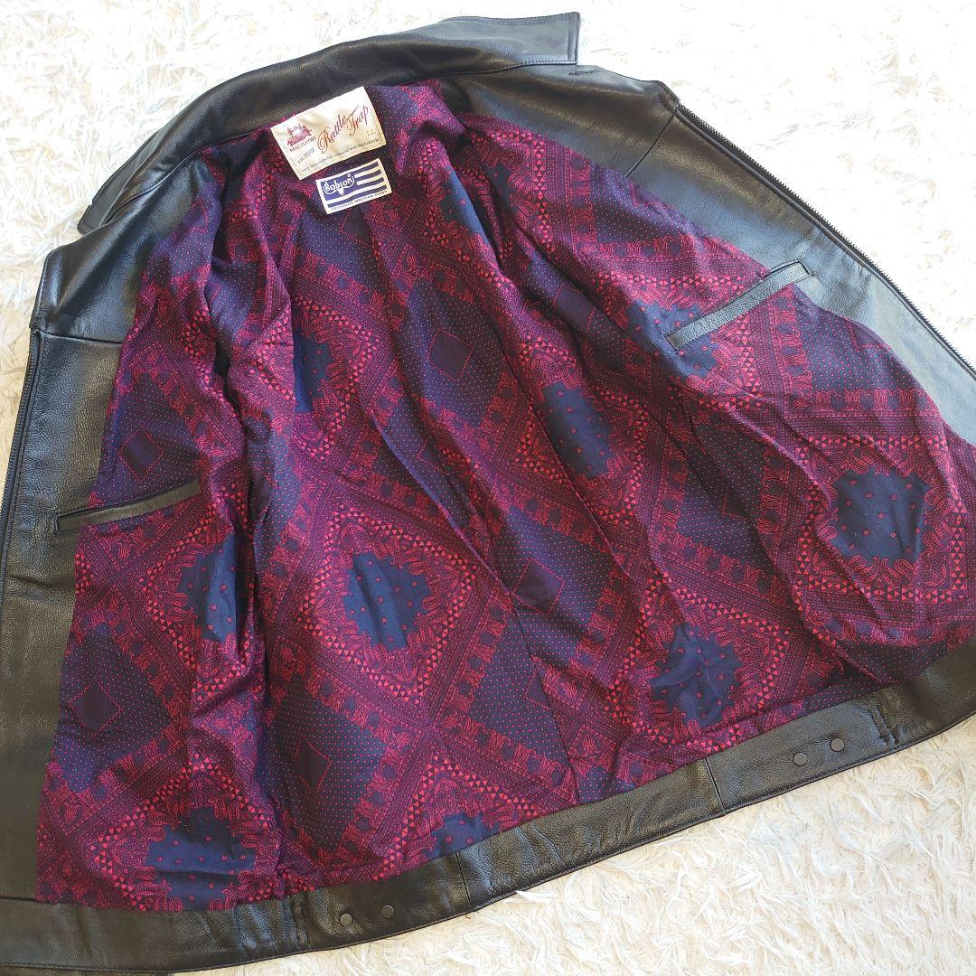 【新品・希少】ラトルトラップ × ボブソン やぎ革 レザージャケット XL