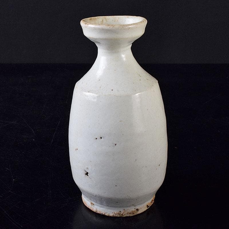 朝鮮美術　李朝　高麗白磁　徳利　D　R8378