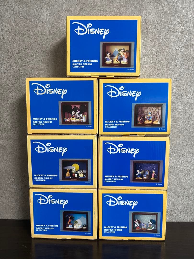 新品　加藤工芸　マンスリーフィギュアセット　ミッキー&フレンズ