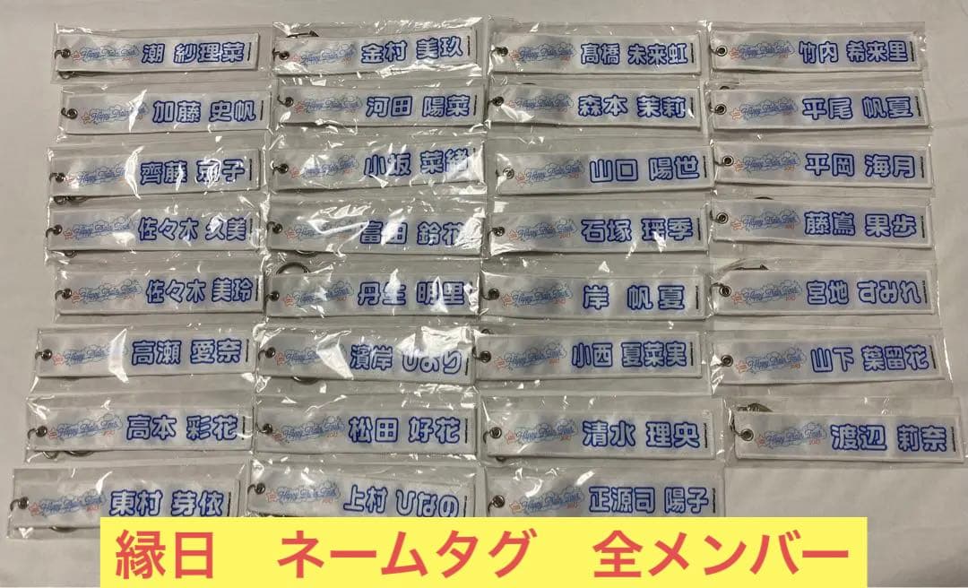 日向坂46 ネームタグ　縁日　全メンバー　フルコンプ