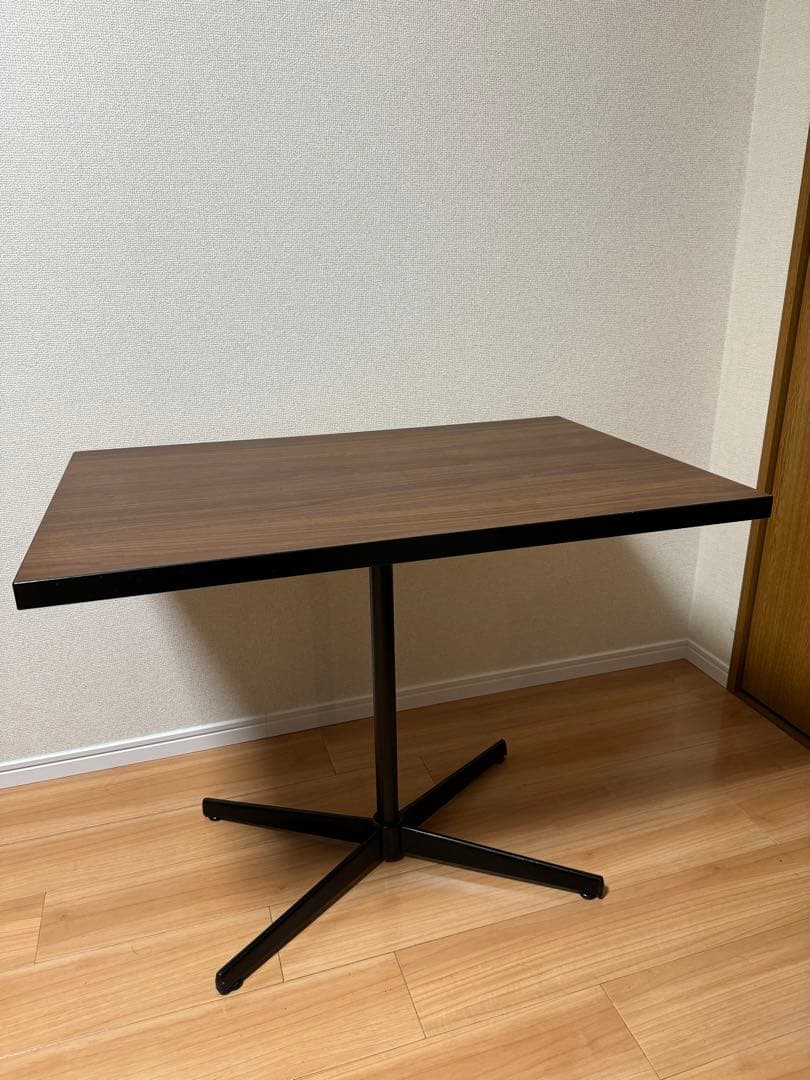 ブラウン 木製 長方形 ダイニングテーブル