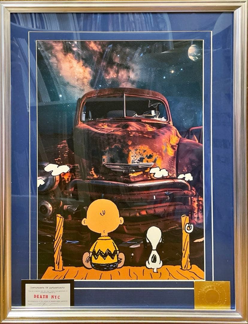 額込 世界限定100枚DEATH NYC アートポスター 現代アート 51