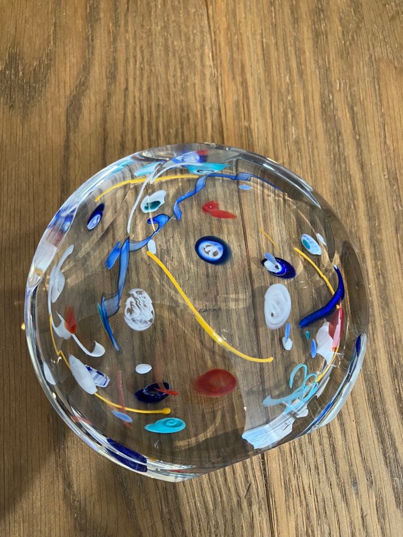 ヴィンテージ　ガラス　オブジェ　置物