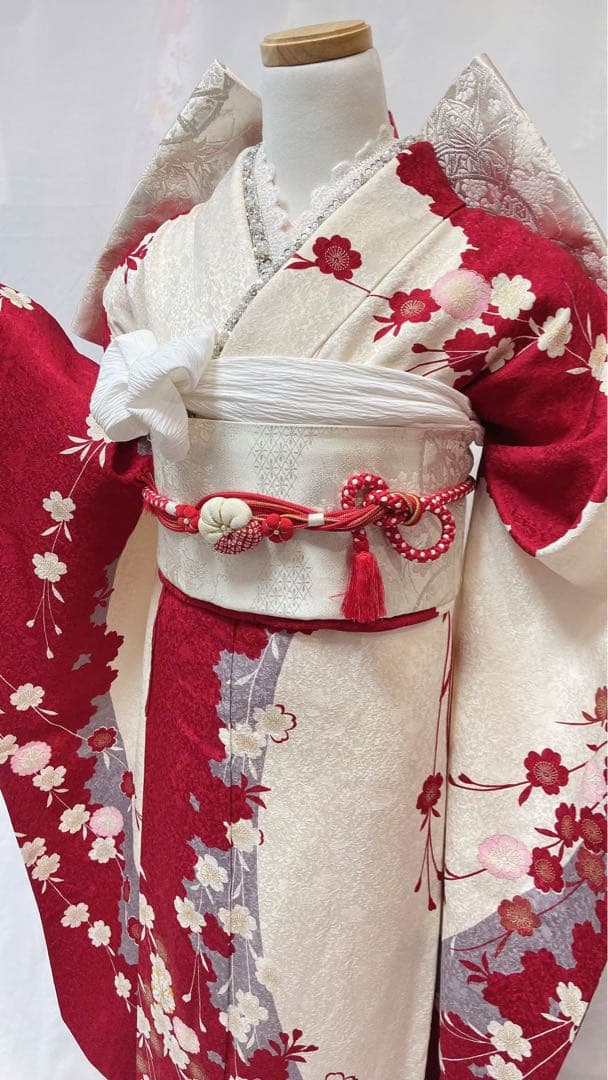 振袖 正絹 成人式　振袖6点セット　振袖フルセット