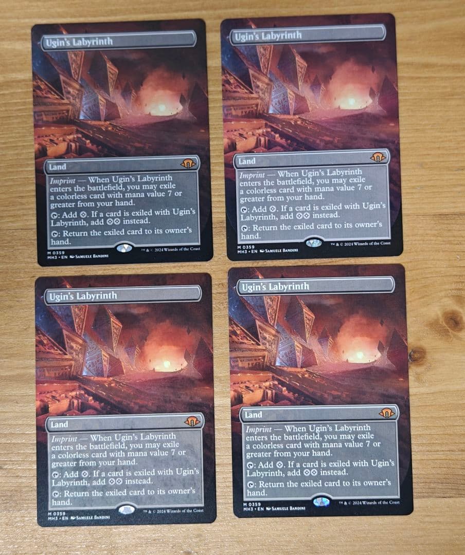 mtg ウギンの迷宮 ボーダーレス 英語 MH3 4枚