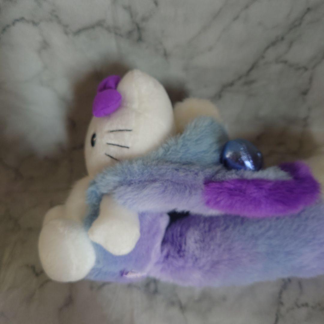 サンリオ　キティちゃん　北海道限定　ラベンダーキタキツネぬいぐるみ