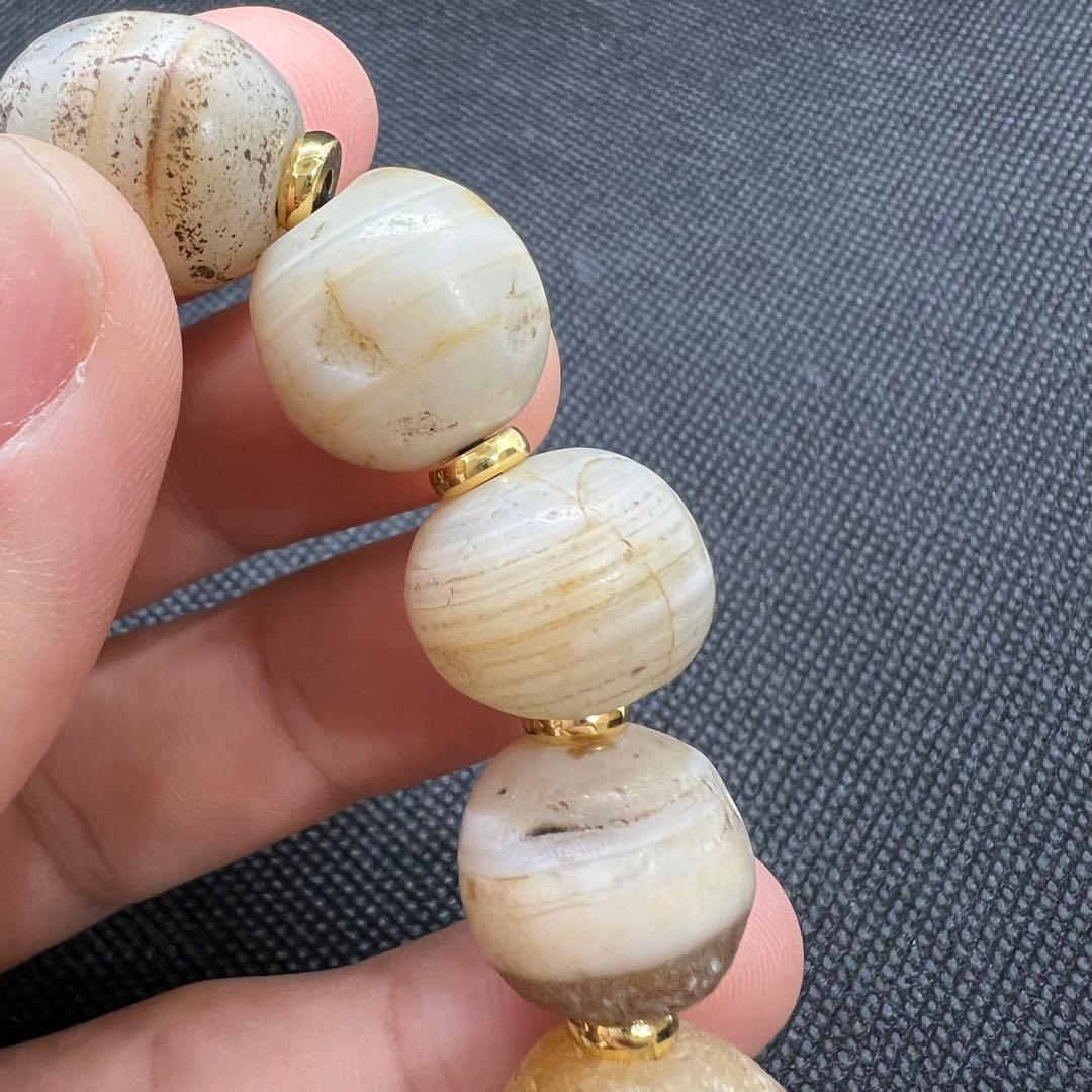 【アンティーク ビーズ】アンティーク アゲート ビーズ 1200年-1700年前