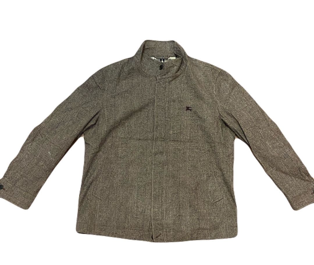 BURBERRY チェック柄ジャケット ブラウン