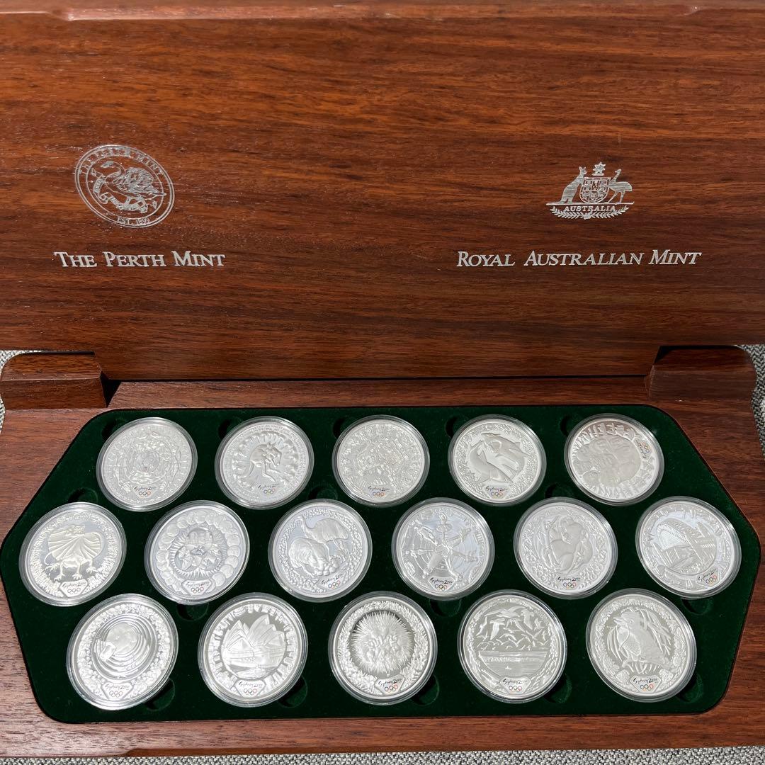 シドニー2000オリンピック銀貨コレクション