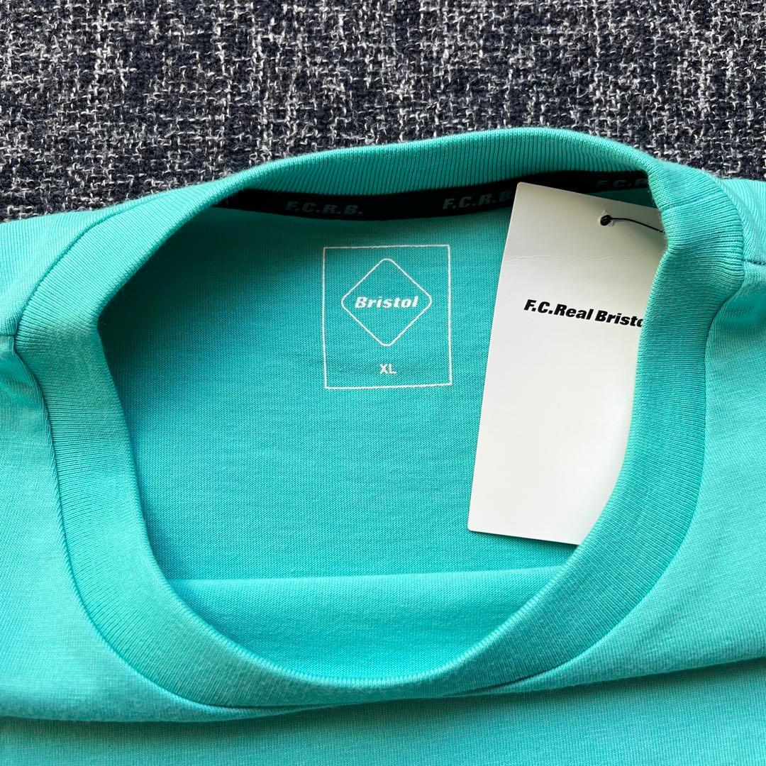 [XL]新品未使用タグ付きF.C.Real Bristol ターコイズ Tシャツ
