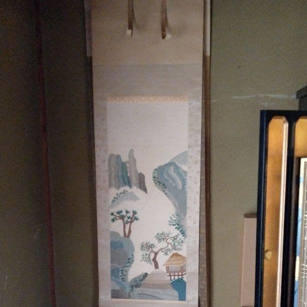 掛け軸　戸塚刺繍