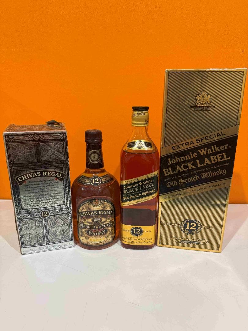 シーバスリーガル・ジョニーウォーカー12年 　２本セット