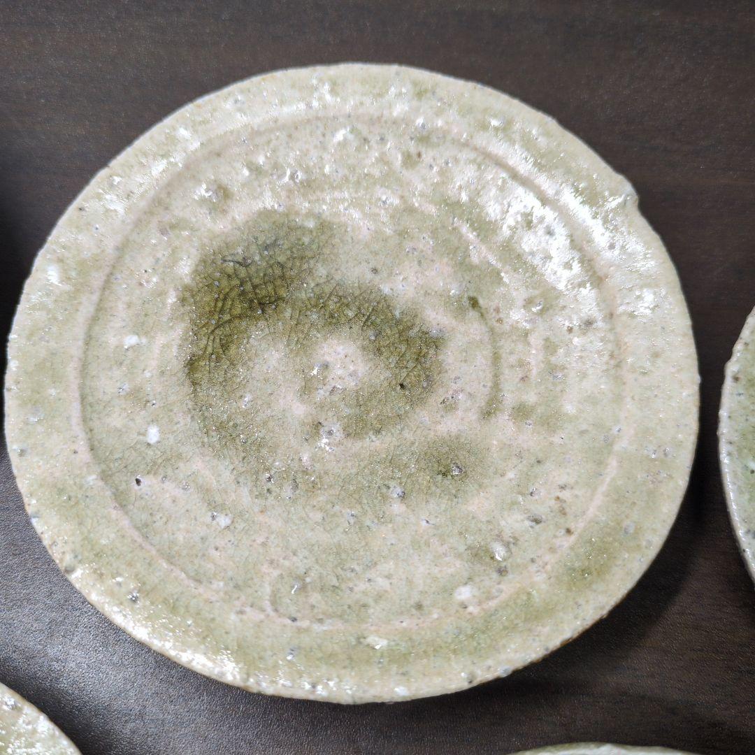 辻村塊 作 信楽 豆皿 五客