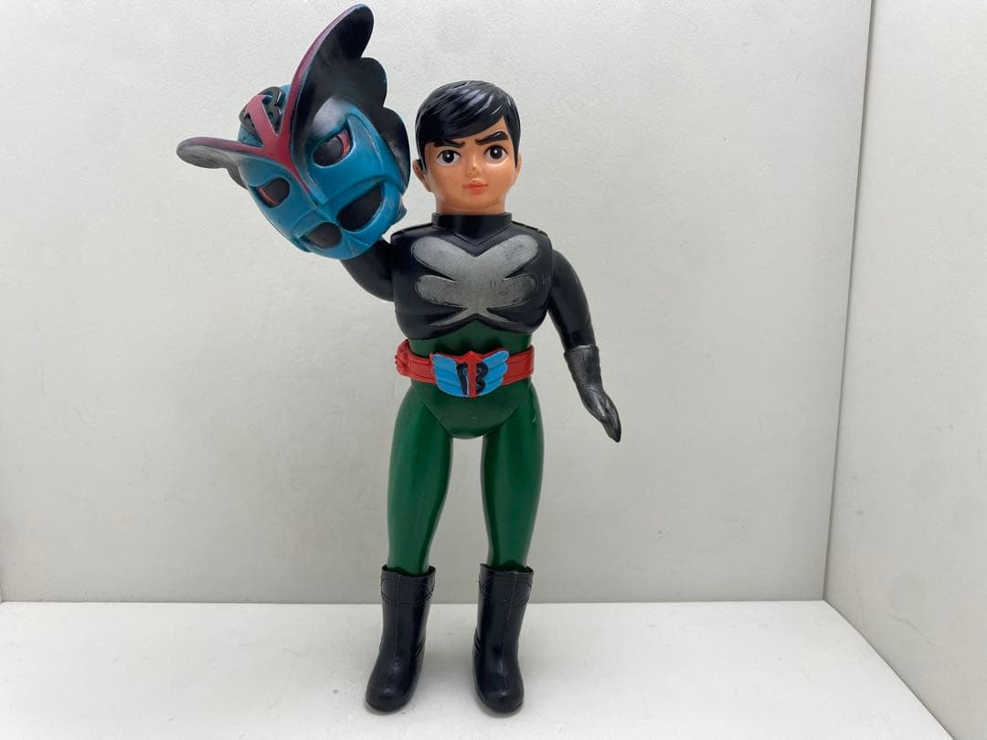 当時物！旧バンダイ　超人バロム1 面取れソフビ