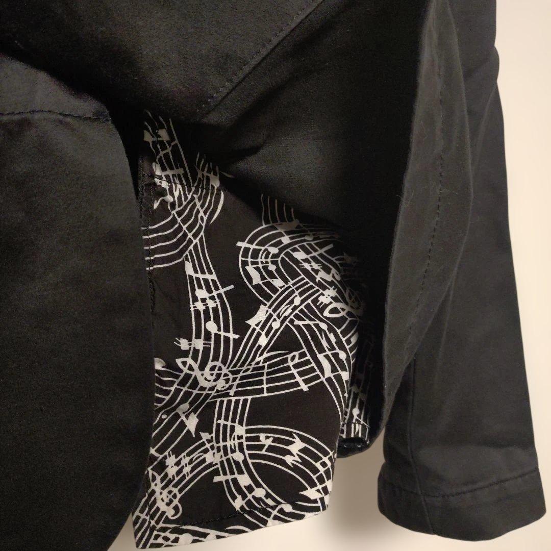 ナンバーナイン　音符柄　ジャケット ボタン付き　2