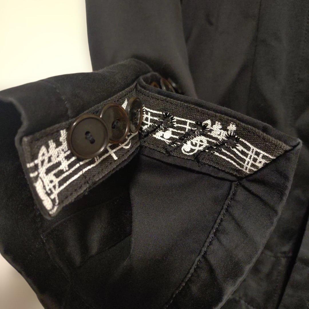 ナンバーナイン　音符柄　ジャケット ボタン付き　2