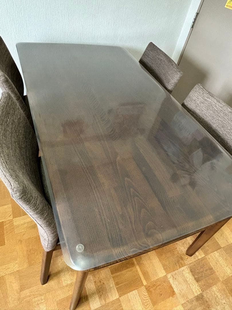 【1/12まで！横浜市引き取り希望】ダイニングテーブルセット　椅子4脚