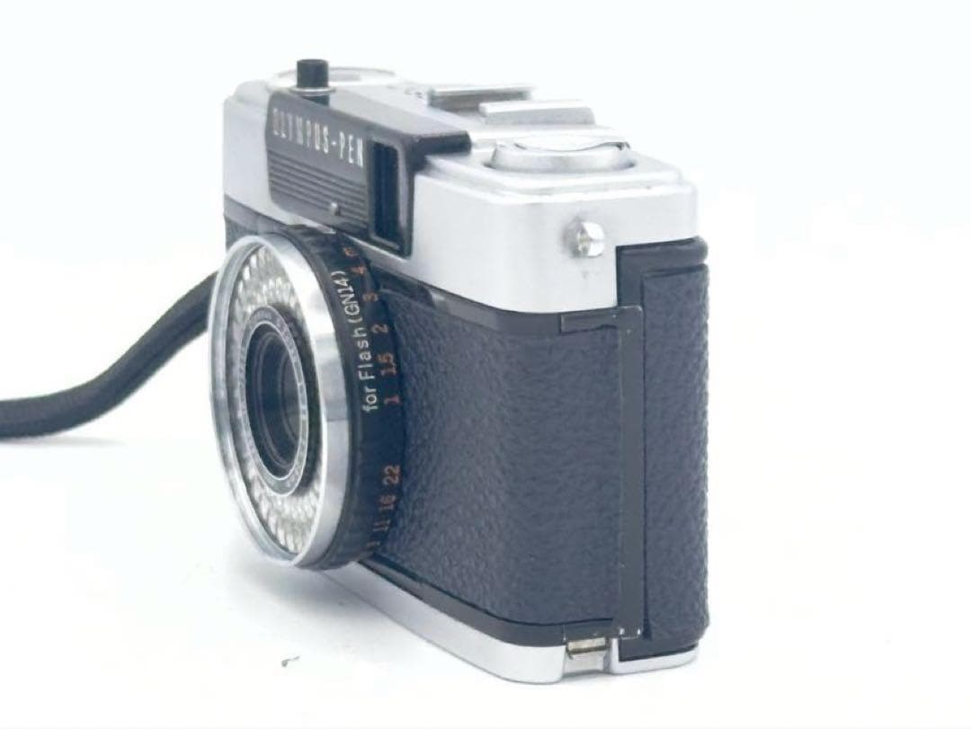 【くるみもち様　革貼り替え】OLYMPUS PEN EE-3 ハーフサイズカメラ