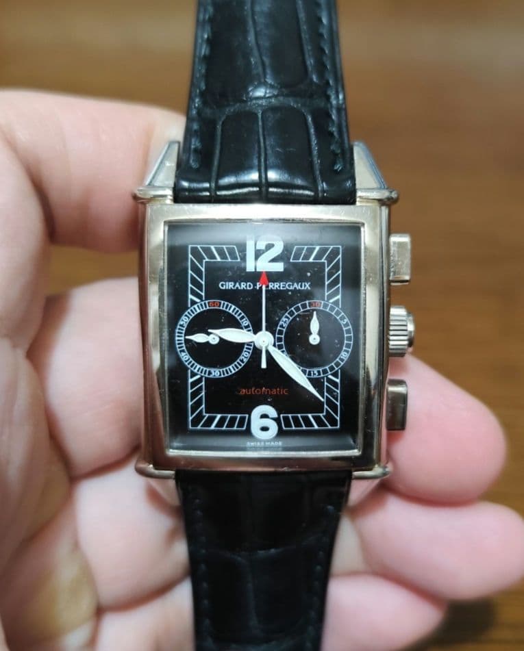 時計 Girard Perregaux vintage white gold