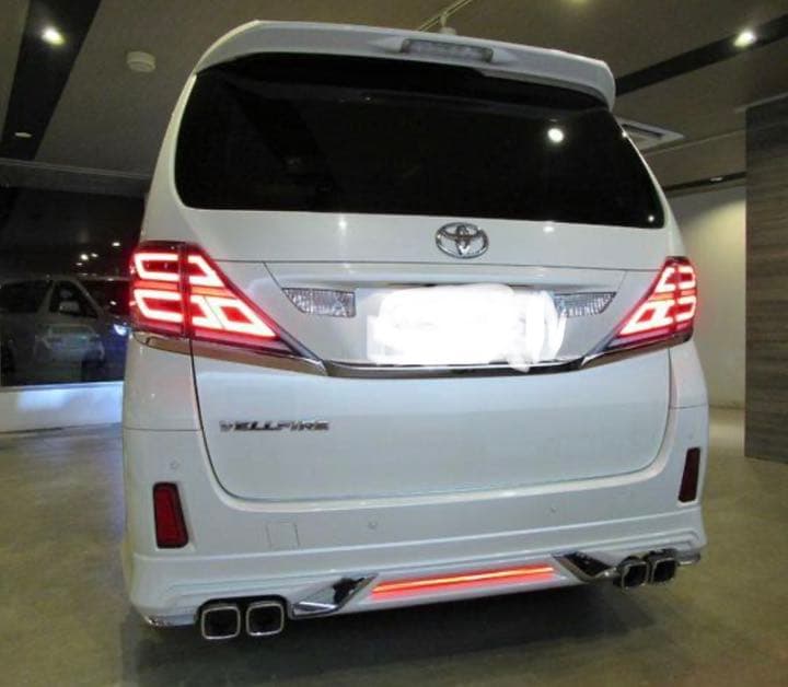 20アルファードヴェルファイアシーケンシャルファイバーLEDテールクリア❶