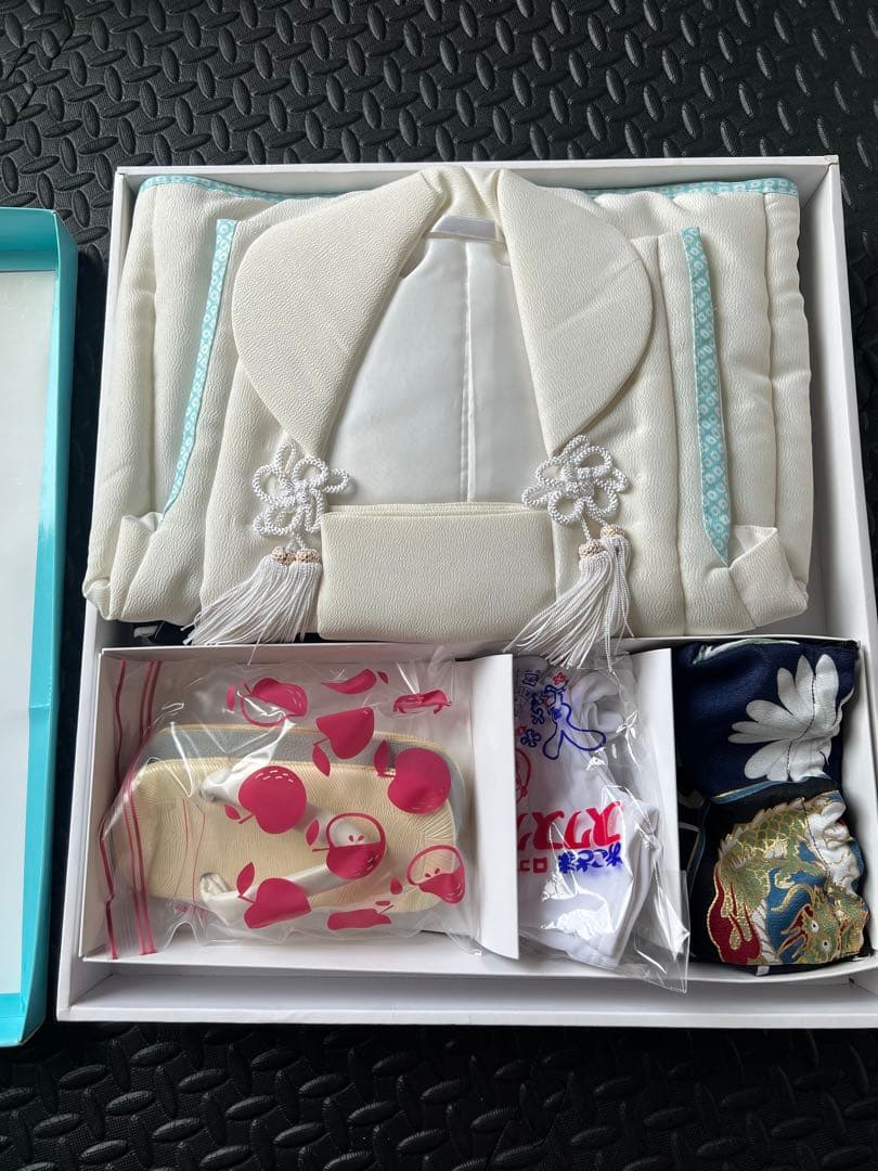 子供用刺繍着物セット 七五三 男の子　被布セット