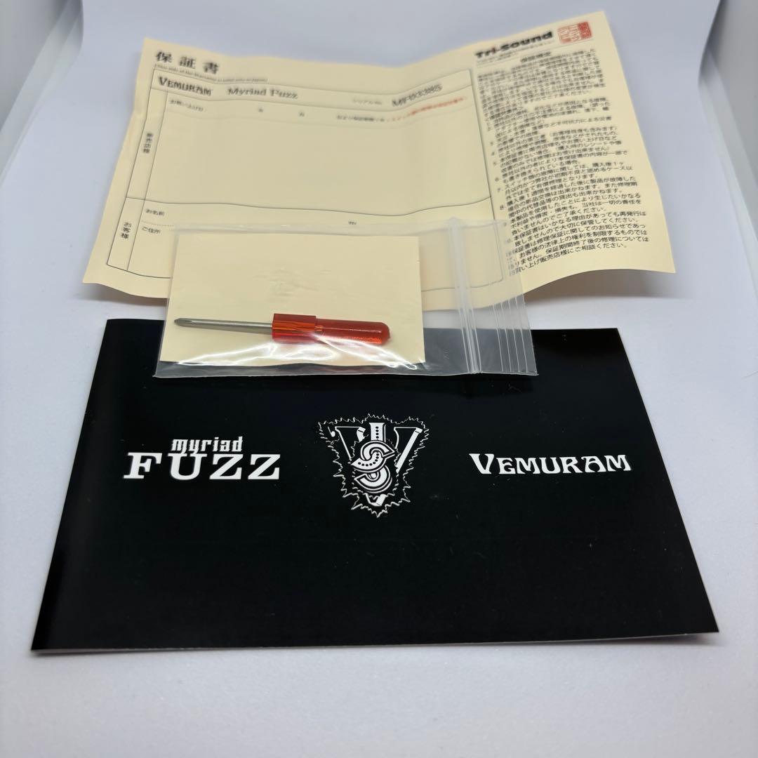 【美品】VEMURAM Myriad Fuzz