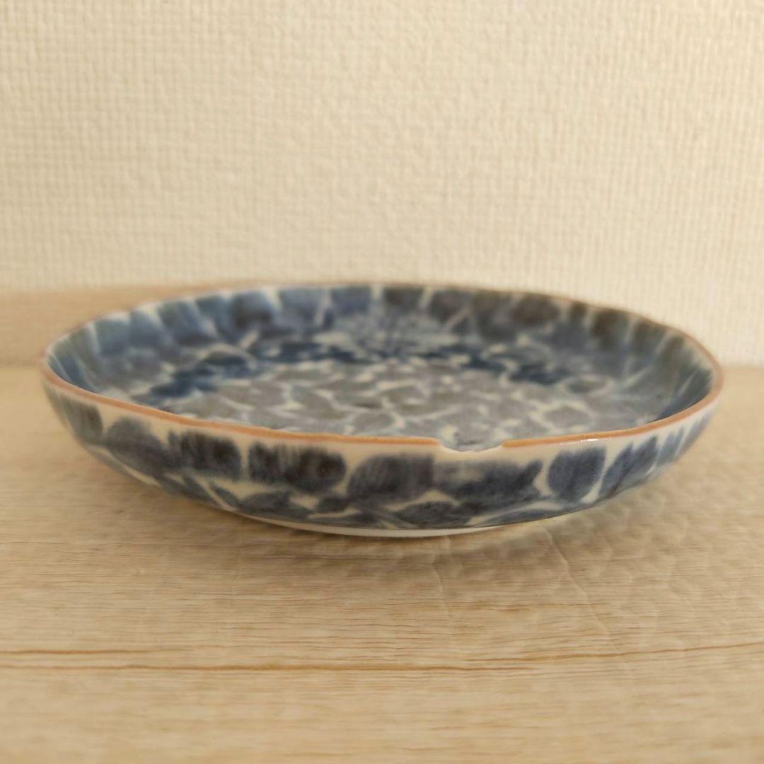 お値下げしました、2枚組　古伊万里　全面牡丹唐草文　小皿