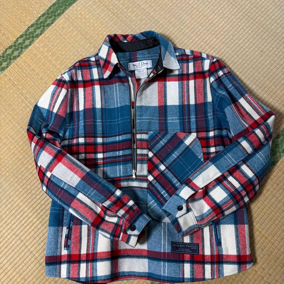 ウェルダン　we11done チェックジャケット