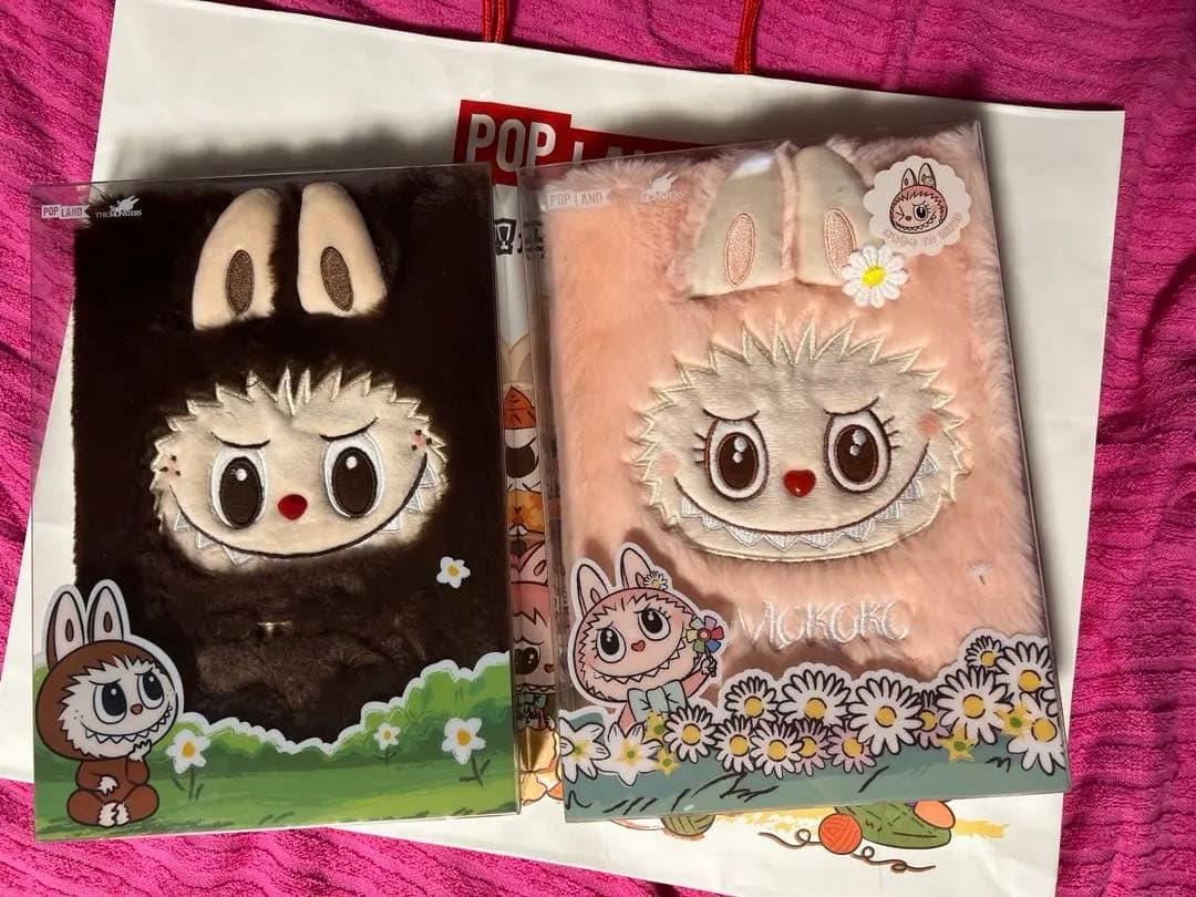北京　ポップランド限定　ラブブ　モココ　手帳セット