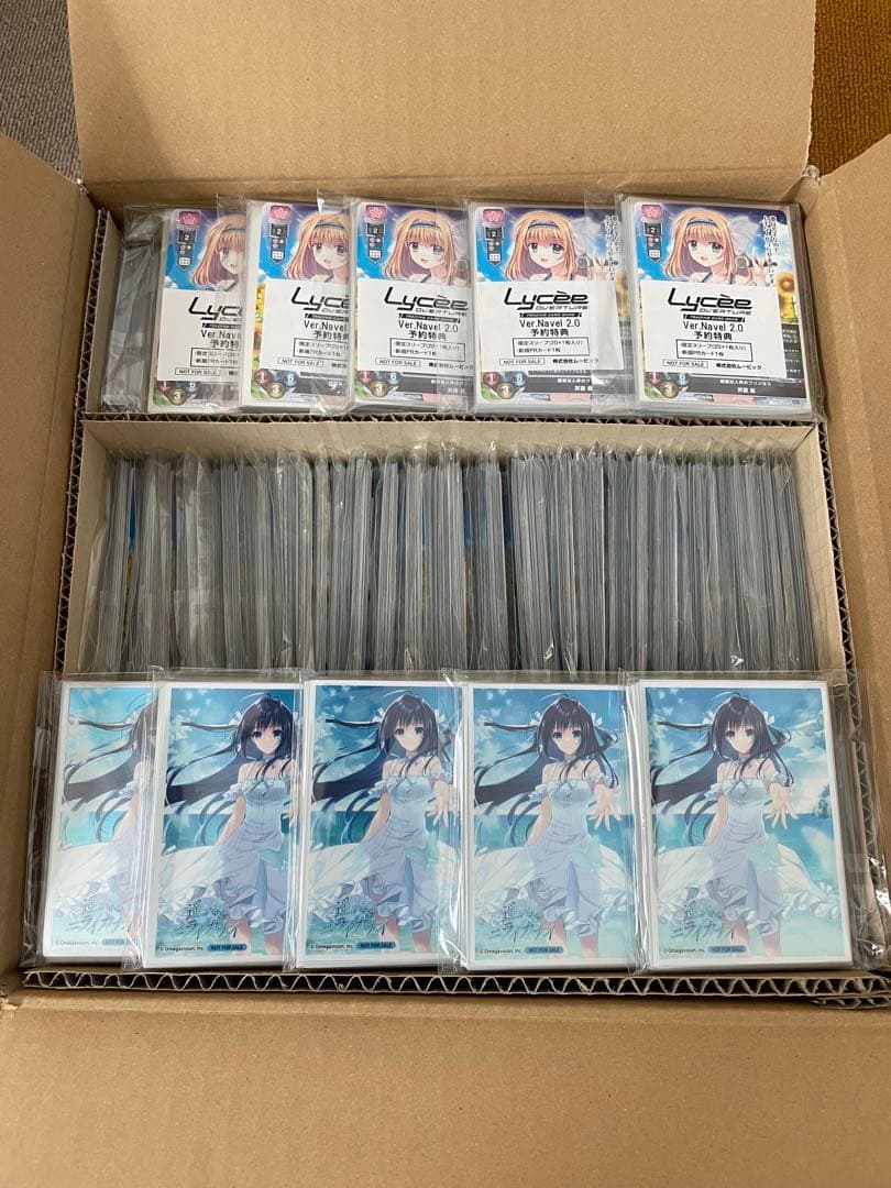 リセ オーバーチュア Ver.Navel 2.0 特典スリーブ　160セット