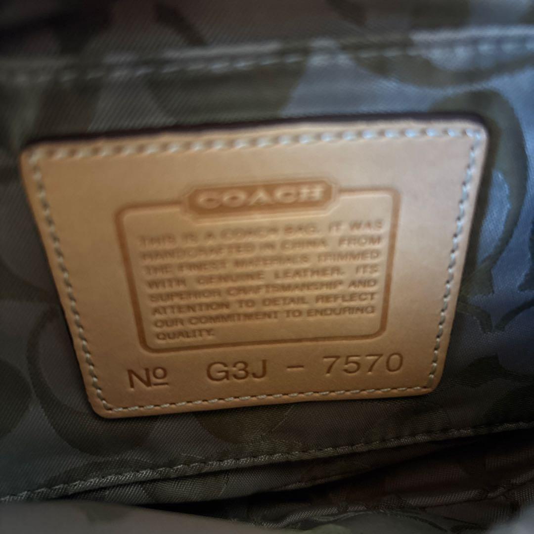 COACH ミニバッグ チェック