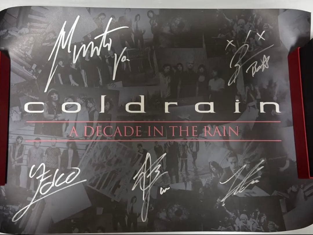 coldrain サイン入りポスター A2