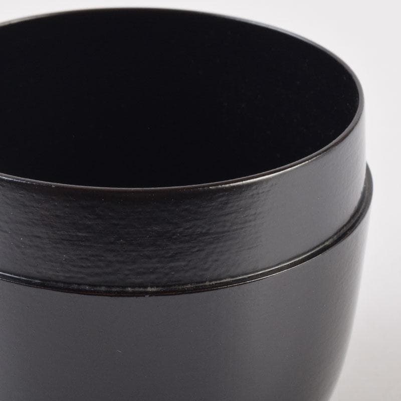 茶道具　黒塗　朱亀蒔絵　不白好　棗　時代箱　V　8509