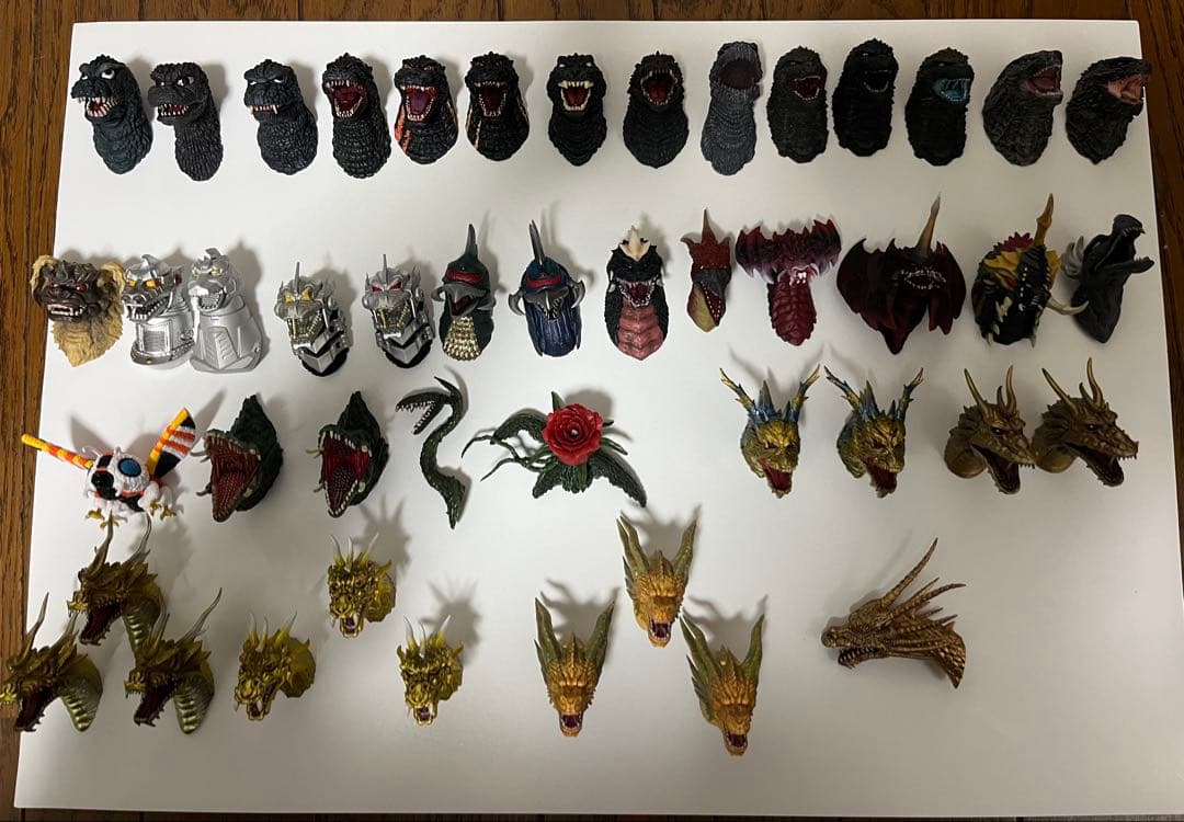 一番くじ ゴジラ モンスターヘッドマグネット まとめ売り