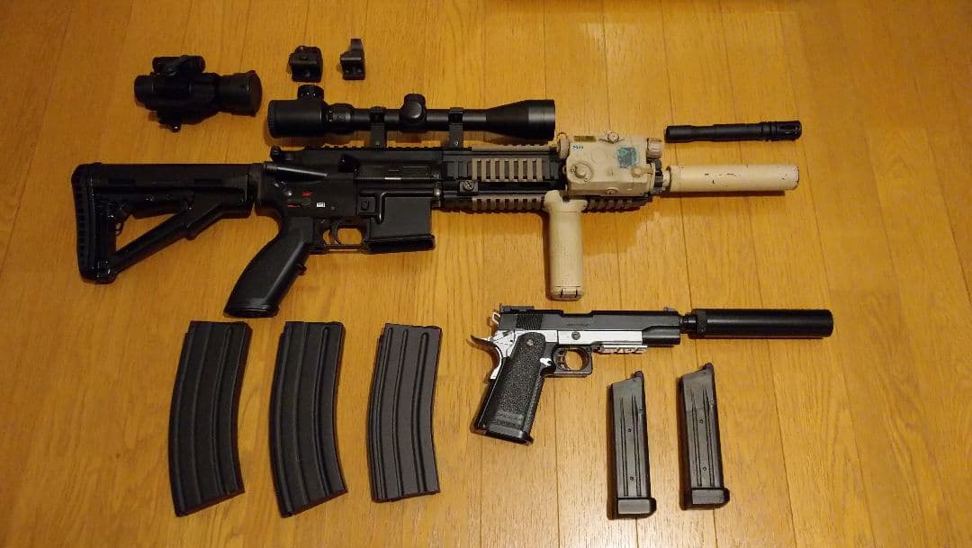 東京マルイ次世代HK416D・サバゲー引退まとめセット