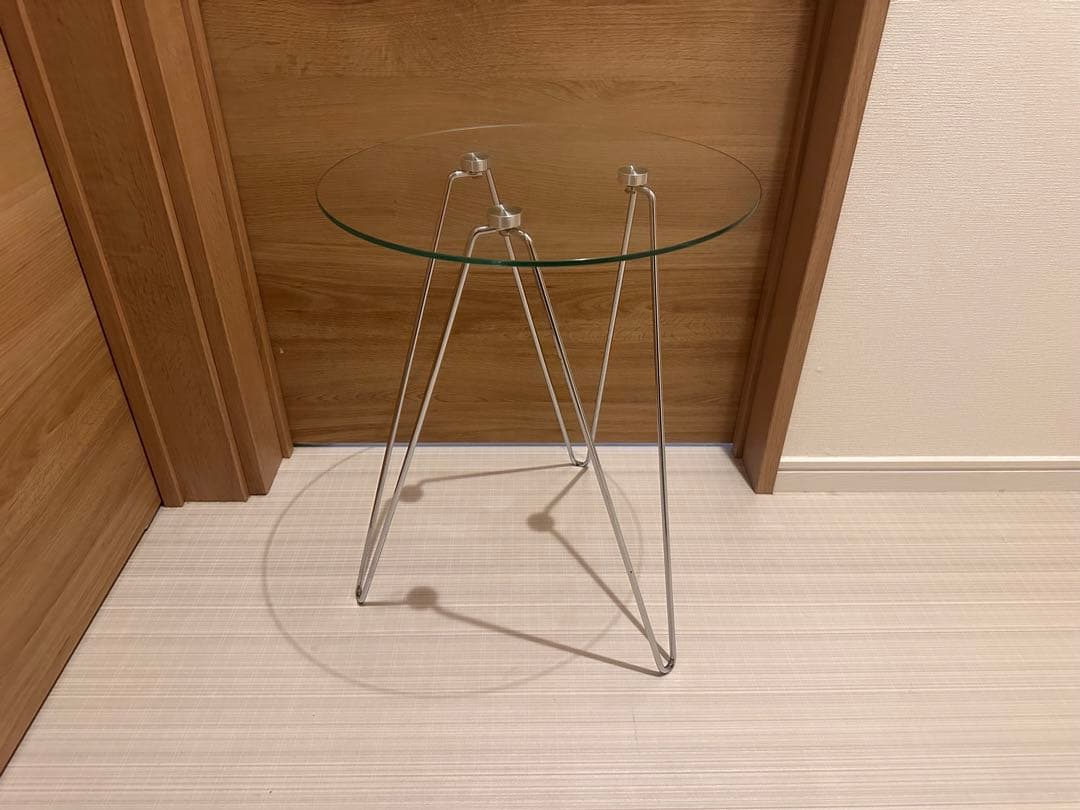 ガラステーブル デザイナー モダン 北欧 ミッドセンチュリー
