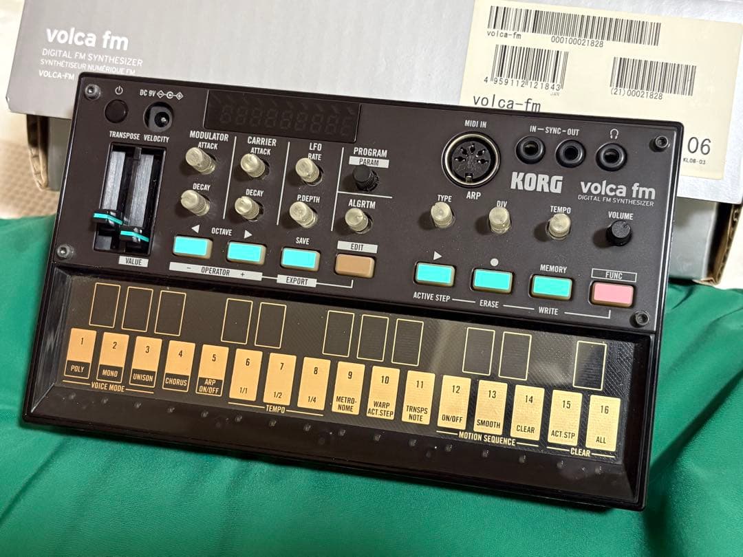 KORG volca fm 純正ACアダプターセット（動作確認済み）