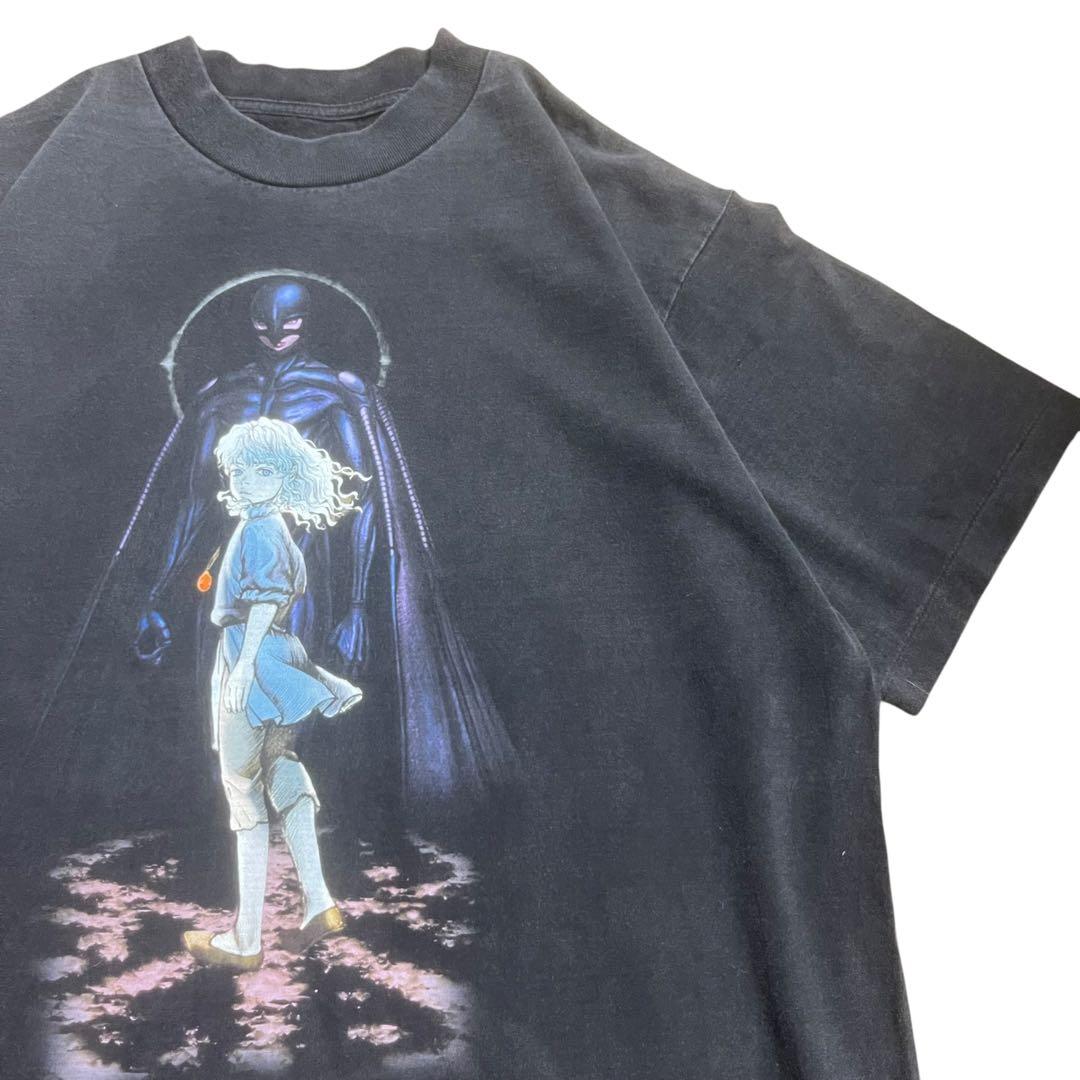 ラスト一点 ベルセルク アニメ Tシャツ ブラック 両面プリント L