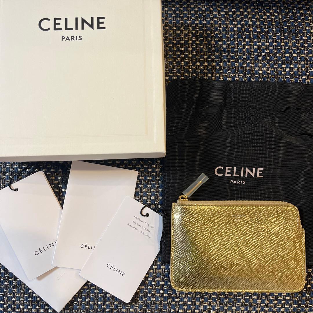 新品未使用 セリーヌ CELINE フック付き ＆ カードポーチ